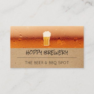 Brewery Pub House Beer Mug Business Card