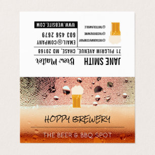 Brewery Pub House Beer Mug Business Card