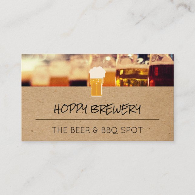 Brewery | Pub House Business Card (Front)