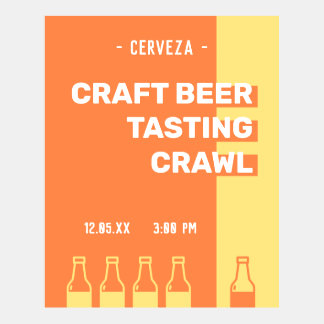 Brewery Tasting Crawl Event Flyer Template
