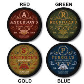 Brewhouse Renowned Circular Red Bar Sign (Colors)
