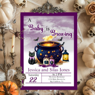 Brewing A Baby Invitation