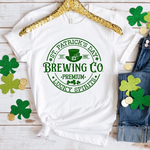 Brewing Co Irish Pub St Patricks Day T_Shirt
