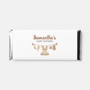 Brewing Coffee Baby Shower Hershey Bar Favors