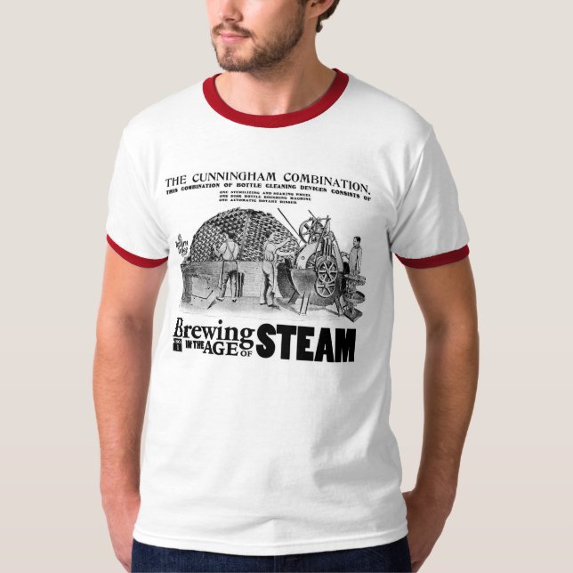 Brewing in the Age of Steam #1 Cunningham Combo T-Shirt (Front)