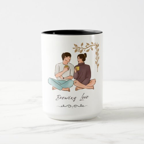Brewing Love A Cozy Couples Coffee Companion Mug