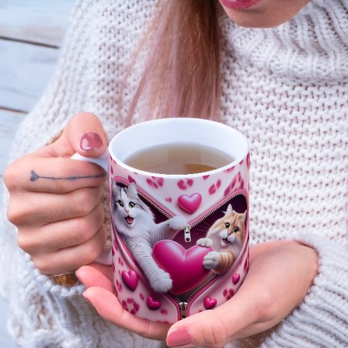 Brewing Love Romantic Valentines Coffee Cup