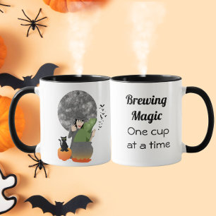 Brewing Magic One Cup at a Time Funny Witch