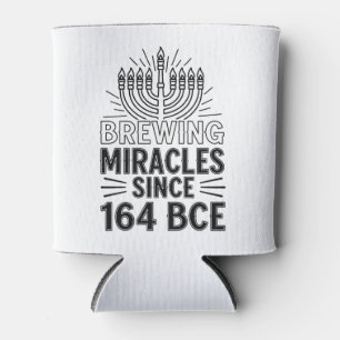 Brewing Miracles Since 164 BCE Hanukkah Jewish  Can Cooler