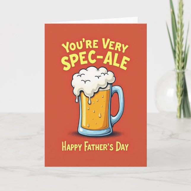 Brewing Sweet Fathers Day Card (Front)