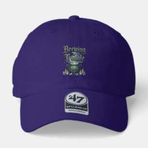 Brewing Trouble Cauldron Dragon Alchemy Crystals H 47 Brand Hat