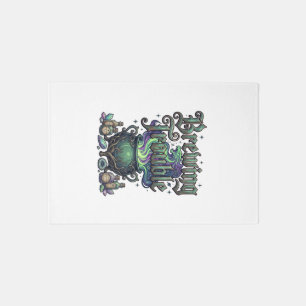 Brewing Trouble Cauldron Dragon Alchemy Crystals H Rug
