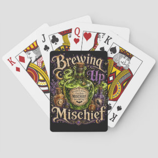 “Brewing Up Mischief” Poker Cards
