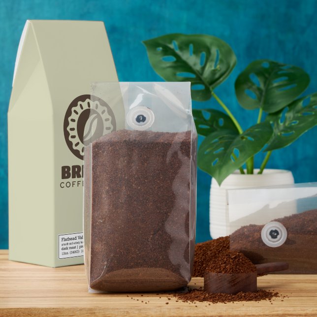 Brewly coffee house logo (Ground)