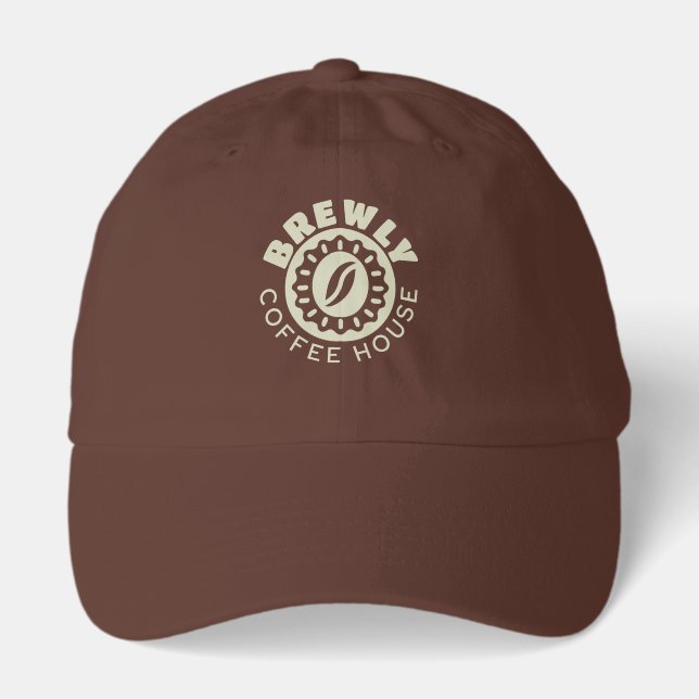 Brewly coffee house logo hat (Front)