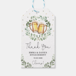 Brews Before I do Beer &amp; Cheers Engagement Party Gift Tags