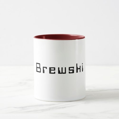 Brewski cool beer trendy quote funny word slang mug