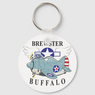brewster buffalo keychain