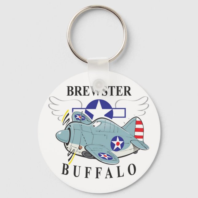 brewster buffalo keychain (Front)