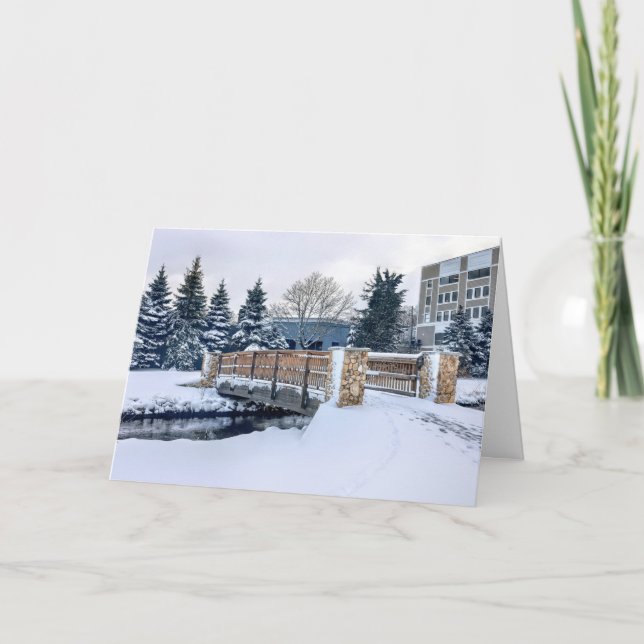 Brewster Gardens in February Card (Front)