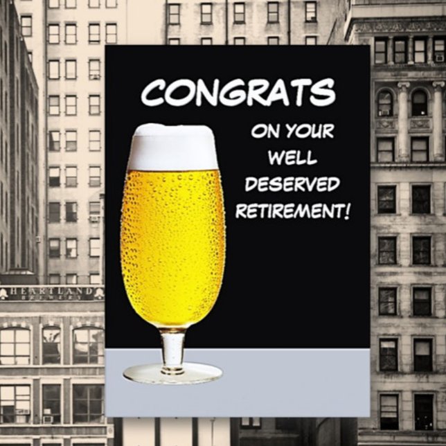 Brewtiful! Fun, Retirement retiree Greeting Card (Creator Uploaded)
