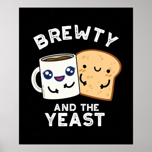 Brewty And The Yeast Funny Movie Pun Dark BG Poster