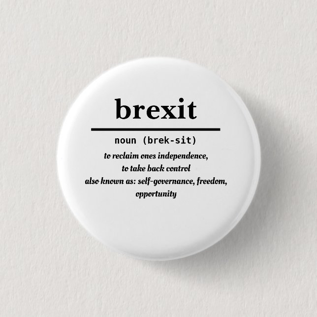 brexit badge button (Front)