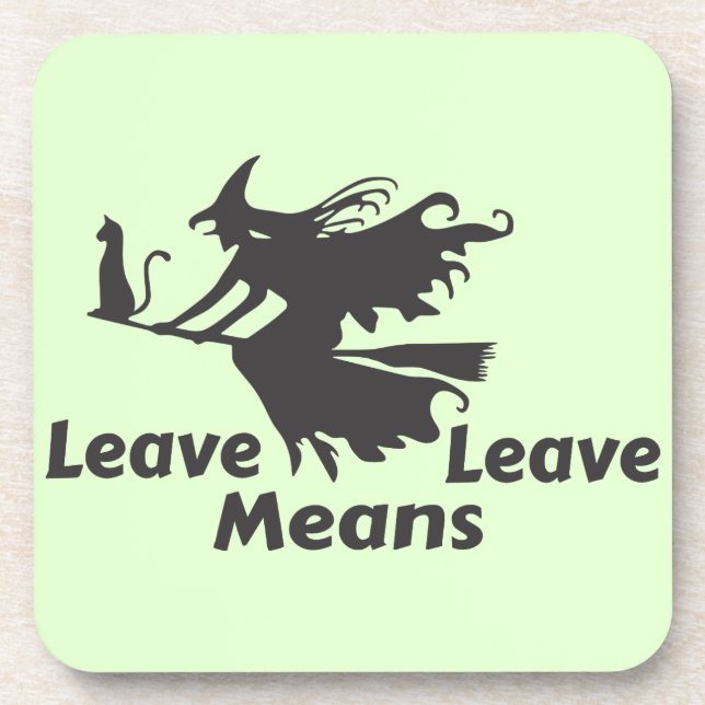 brexit beverage coaster (Front)