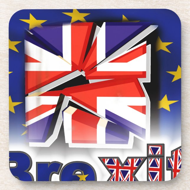 brexit drink coaster (Front)