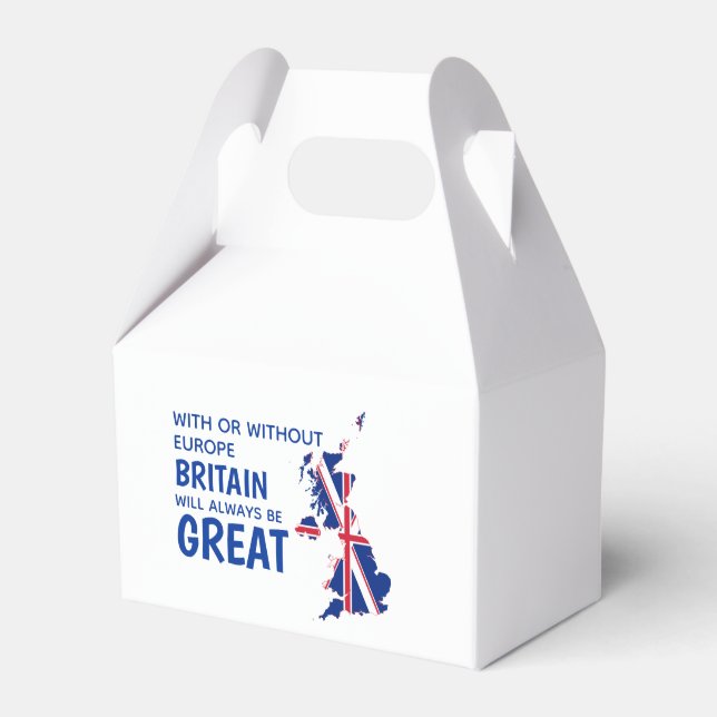 BREXIT GREAT BRITAIN EUROPE FAVOR BOXES (Front Side)