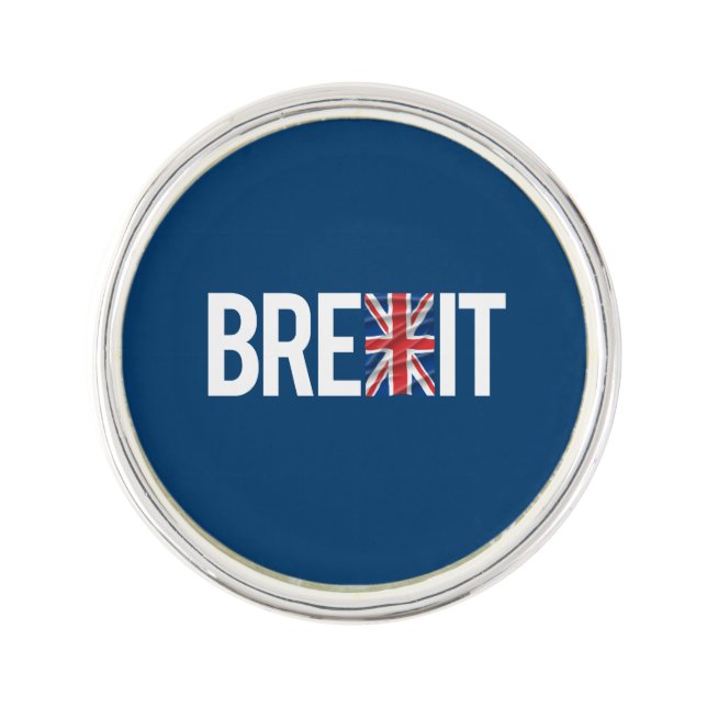 BREXIT -- -  LAPEL PIN (Front)