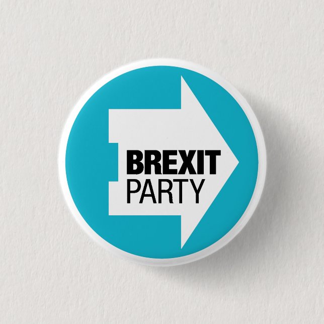 Brexit Party Leave Means Leave Brexit Means Brexit Button (Front)