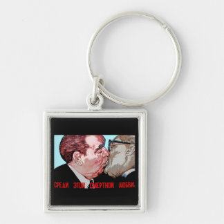 Brezhnev & Honecker Kiss,East Side Gallery, Berlin Keychain