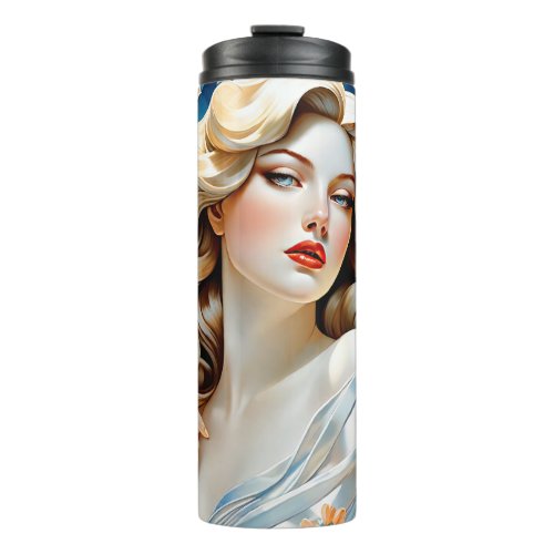 Bria Art Nouveau Group Mucha Style Thermal Tumbler