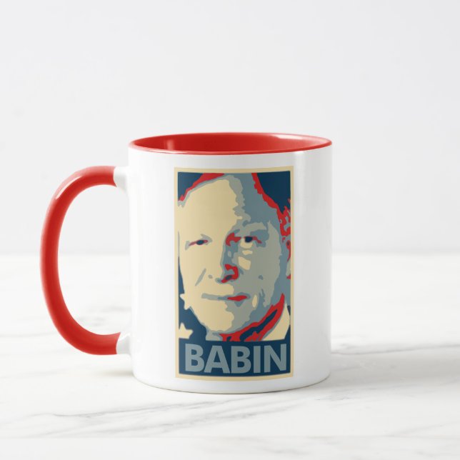 Brian Babin Poster Political Parody Mug (Left)