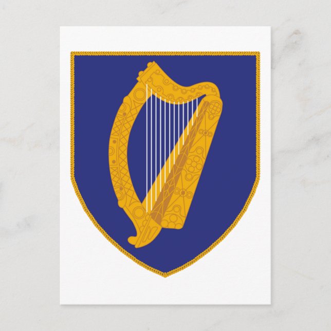 Brian Boru Harp - Symbol of Ireland Postcard (Front)