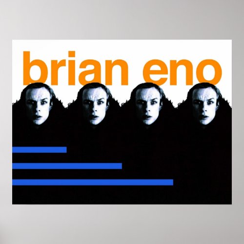 Brian Eno Poster