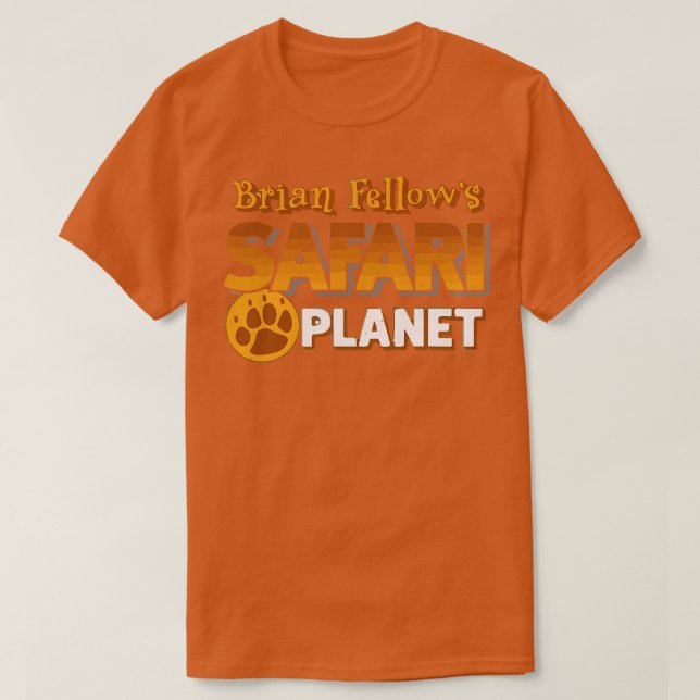Brian Fellows Safari Planet T-Shirt (Design Front)