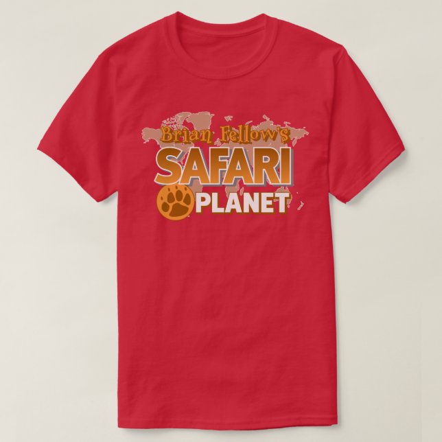 Brian Fellows Safari Planet T-Shirt (Design Front)