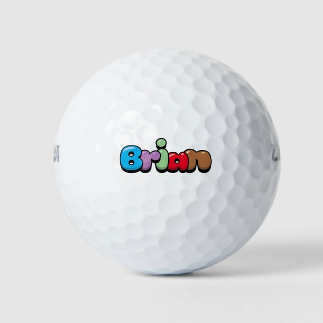 Brian Golf Balls (Front)