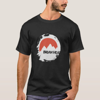 Brian Head Mountains Utah Hiking Outdoors Retro Lo T-Shirt