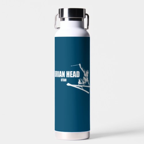 Brian Head Resort Utah Skier Water Bottle