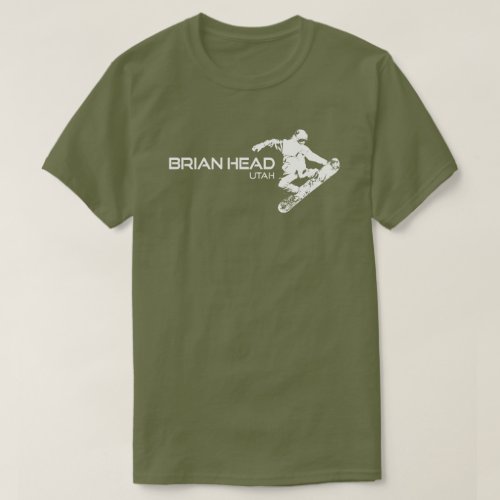 Brian Head Resort Utah Snowboarder T_Shirt