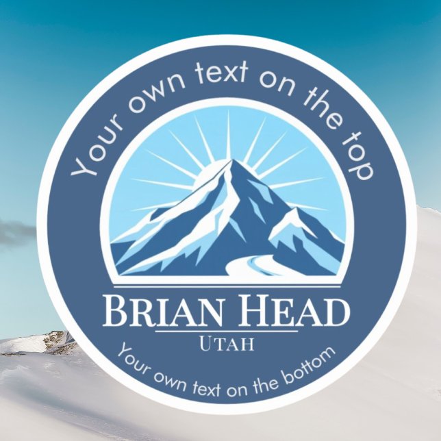 Brian Head Utah ski resort Sticker (Creator Uploaded)