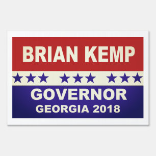 Brian Kemp Governor Georgia 2018 Yard Sign