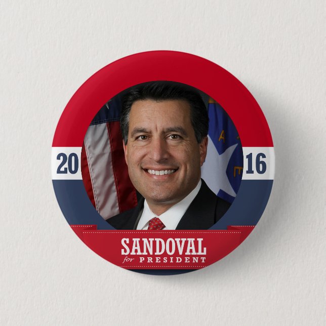 BRIAN SANDOVAL 2016 BUTTON (Front)