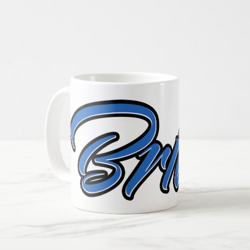 Brian Surname Name blue Tasse Kaffeetasse Coffee Mug