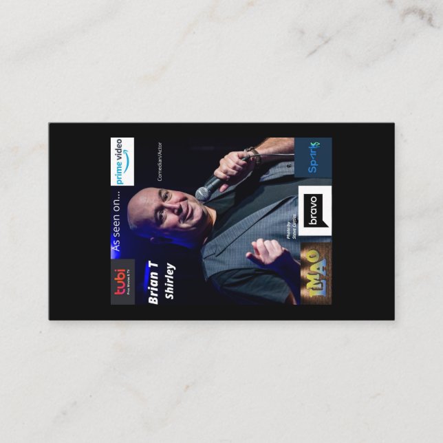 Brian T Shirley Bus Card (Front)