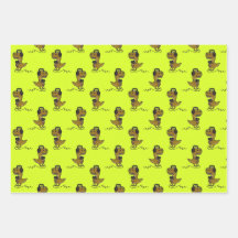 Brian the Dinosaur Wrapping Paper