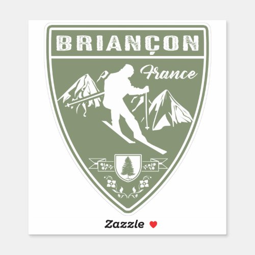 Briancon France Sticker